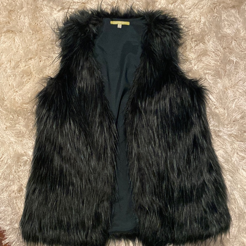 Gianni Bini Olive Green Vest.